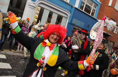 Rosenmontagszug in Eupen