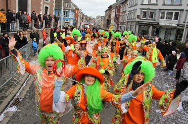 Rosenmontagszug in Eupen