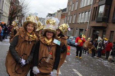 Rosenmontagszug in Eupen