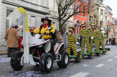 Rosenmontagszug in Eupen