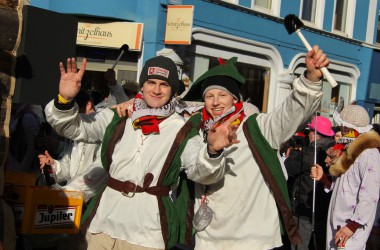 Rosenmontagszug in Eupen