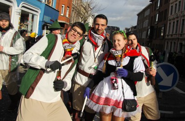 Rosenmontagszug in Eupen