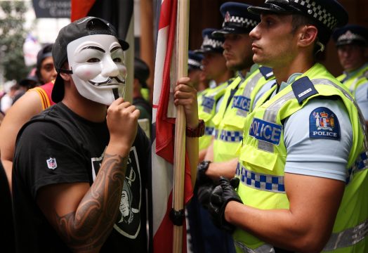 Unter lautstarkem Protest wurde der Freihandelspakt TPP am Donnerstag in Auckland unterzeichnet