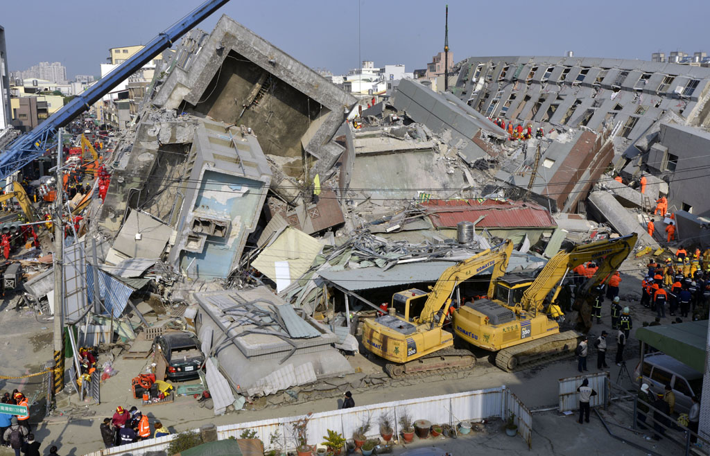 Schweres Erdbeben erschüttert Tainan - mehr als 20 Tote