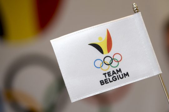 "Team Belgium"-Flagge für die Olympischen Spiele