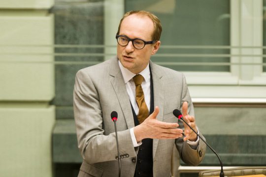 Der flämische Verkehrsminister Ben Weyts am 2.3.