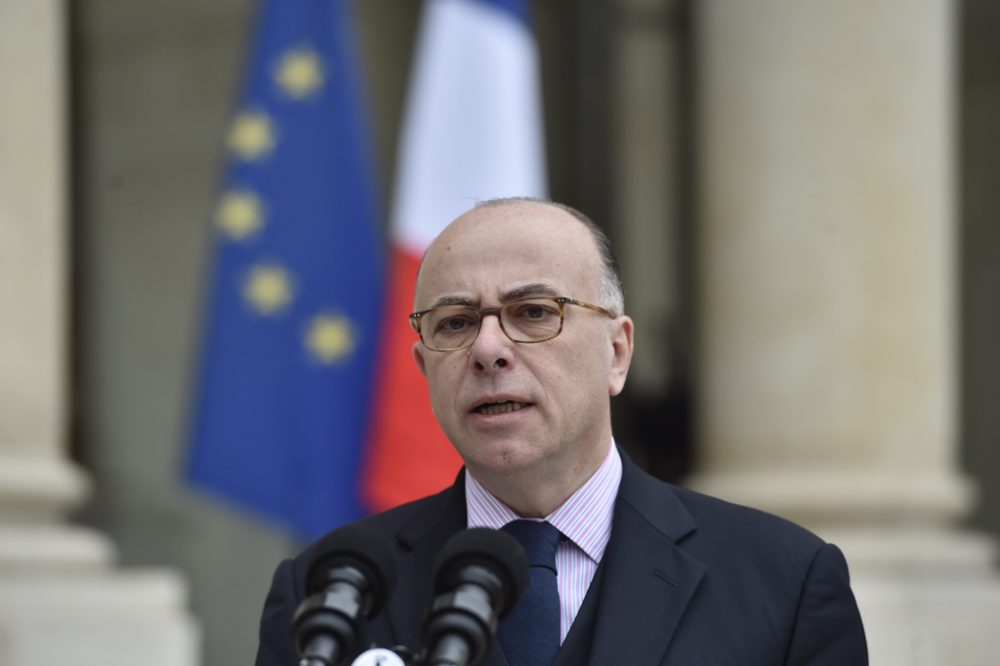 Der französische Innenminister Bernard Cazeneuve am 19.3. in Paris