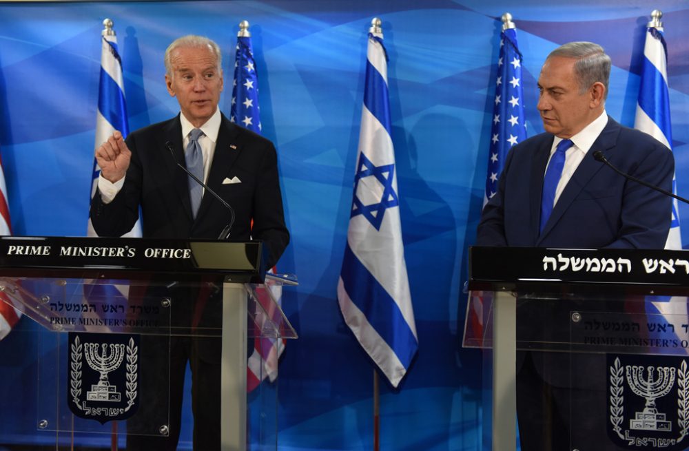 Joe Biden und Benjamin Netanjahu in Jerusalem