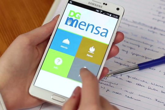 "DGMensa": Neue App fürs Schulessen