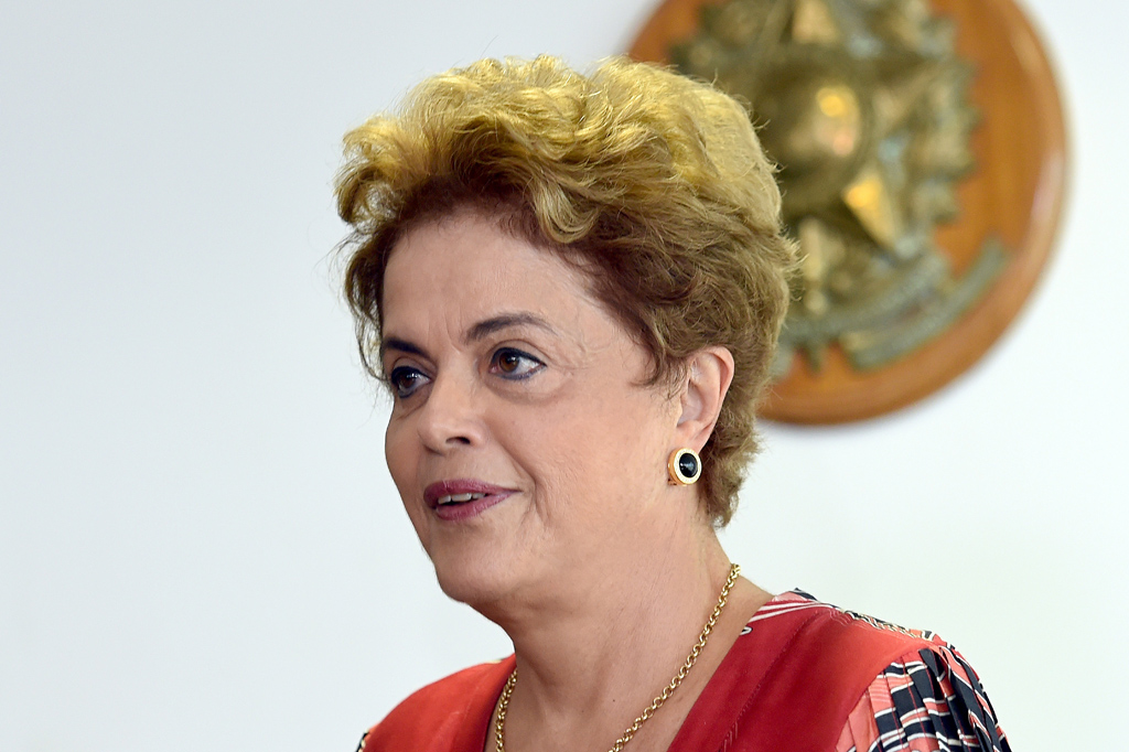 Brasiliens Staatspräsidentin Dilma Rousseff am 29.3.