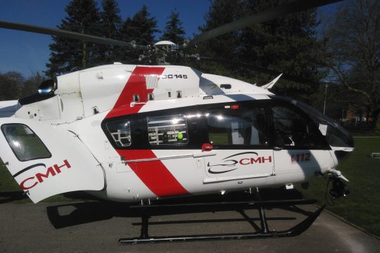 Feuerwehr und Rettungshubschrauer in Eupen im Einsatz (Archivbild: Manuel Zimmermann/BRF)