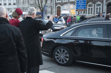 Gauck und Königspaar in Eupen
