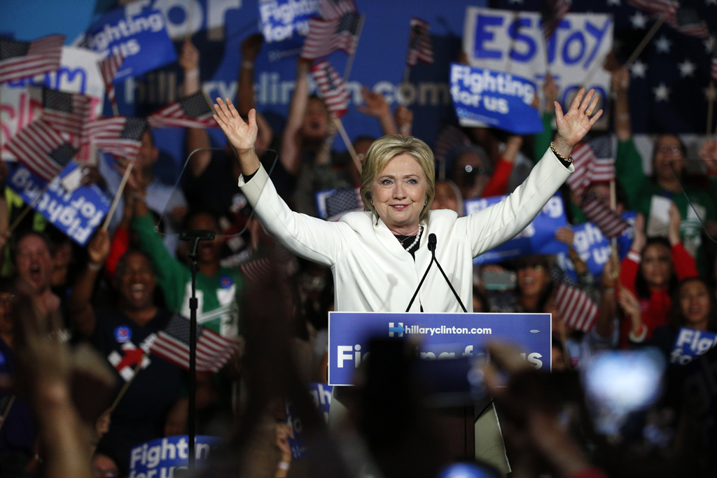 Hillary Clinton mit Anhängern in Miami (1.3.)