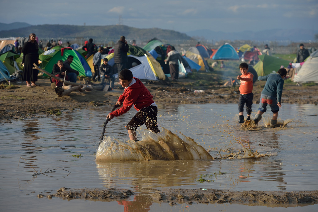 Flüchtlingslager bei Idomeni