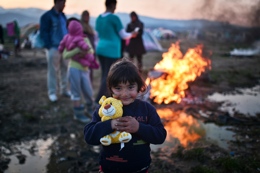 Flüchtlinge im Lager von Idomeni (20.3.)