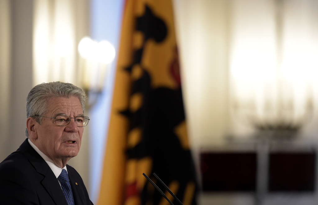 Der deutsche Bundespräsident Joachim Gauck (Bild vom 26.2.)