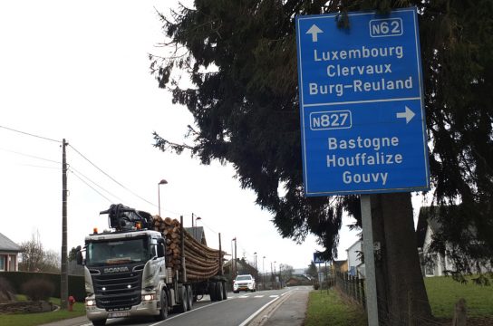 Die N62 bei Grüfflingen (Archivbild: Stephan Pesch/BRF)