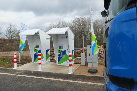 Lkw-Maut ab 1. April - Servicepoints am Autobahn-Grenzübergang Steinebrück