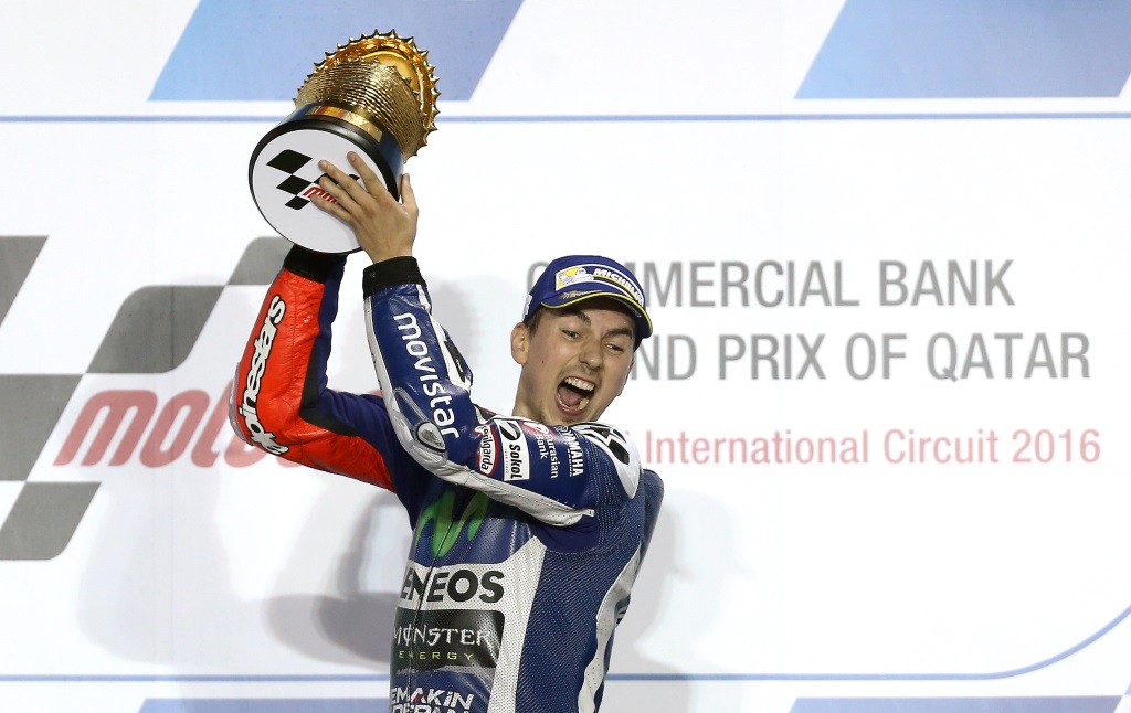 Titelverteidiger Lorenzo gewinnt MotoGP-Rennen in Katar