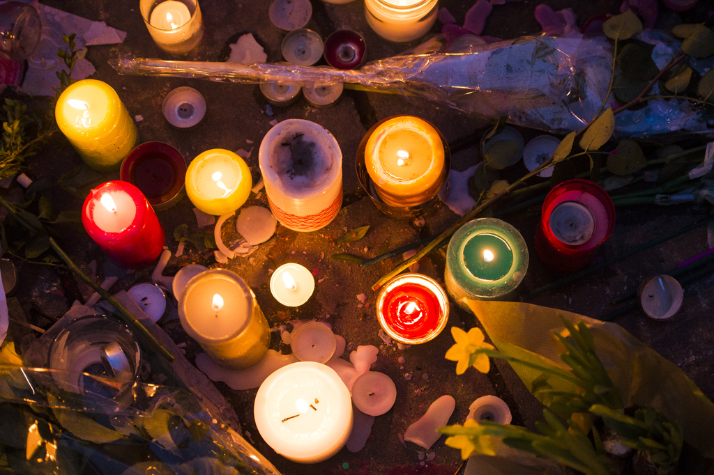 Mahnwache für die Opfer der Terroranschläge in Brüssel