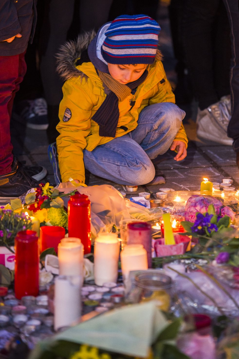 Mahnwache für die Opfer der Terroranschläge in Brüssel