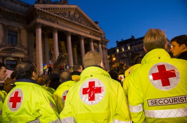 Mahnwache für die Opfer der Terroranschläge in Brüssel