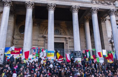 Mahnwache für die Opfer der Terroranschläge in Brüssel