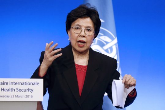 WHO-Generaldirektorin Margaret Chan am 23.3.
