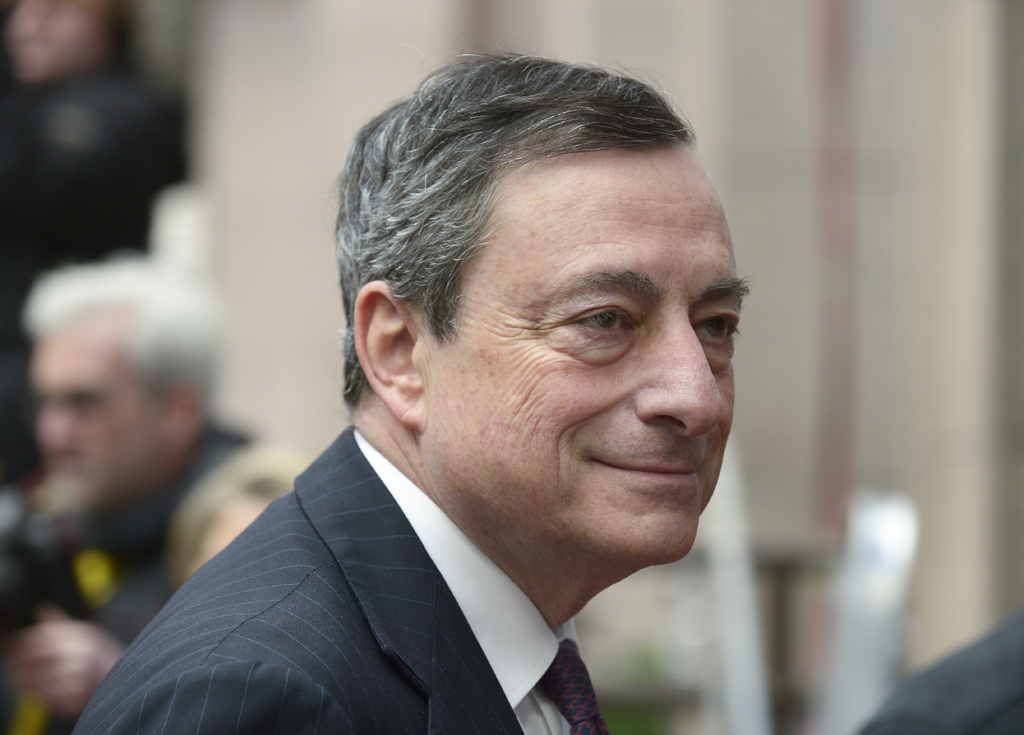 Notenbank-Präsident Mario Draghi am 19.2.