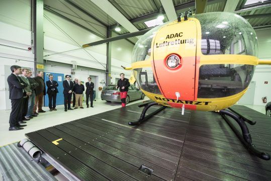 Minister Antonios Antoniadis besucht das Luftrettungszentrum in Merzbrück