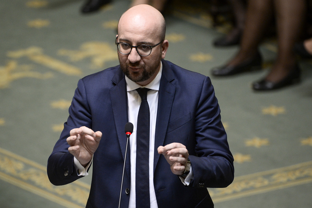 Premierminister Charles Michel in der Kammer (3.3.2016)