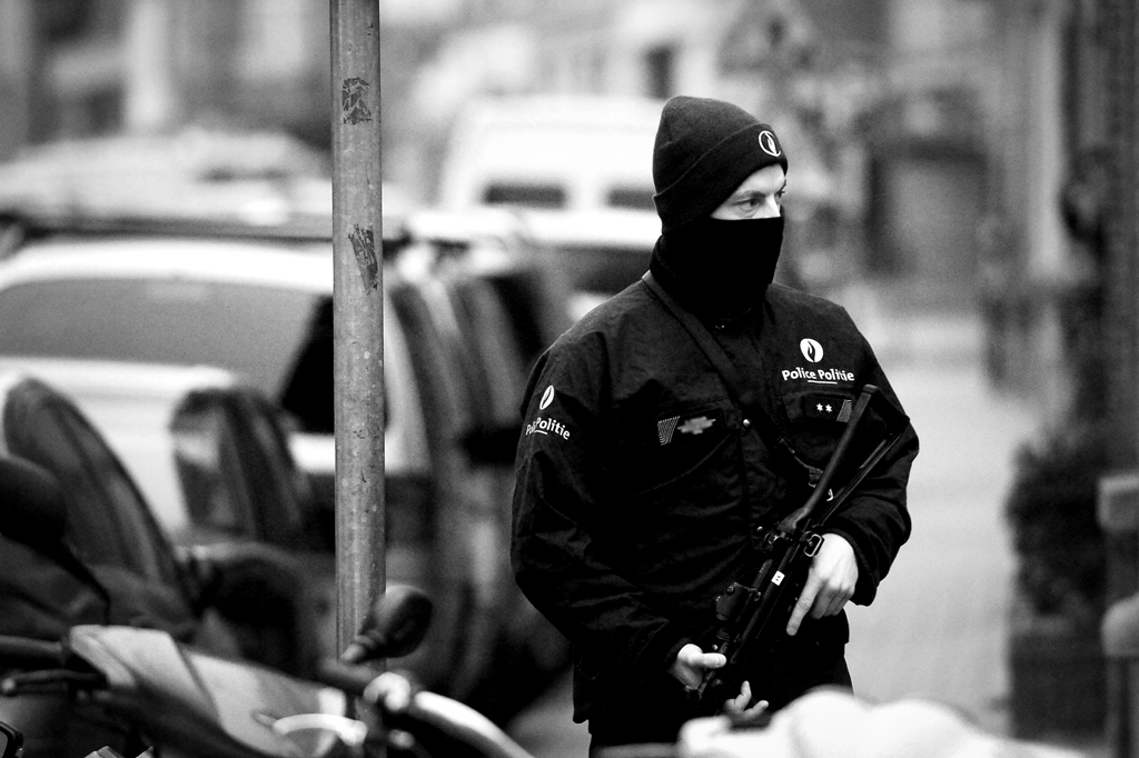 Anti-Terror-Einsatz in der Rue des Quatre-Vents in Molenbeek (18.3.)