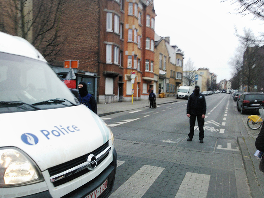 Anti-Terror-Einsatz in der Rue des Quatre-Vents in Molenbeek (18.3.)