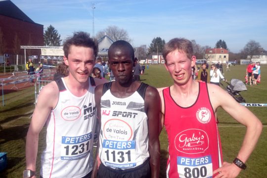 Osterlauf: Treppchen des Hauptlaufs