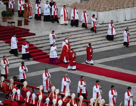 Palmsonntagsmesse im Vatikan 2016