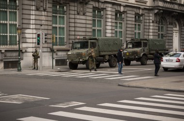 Nach Anschlägen: Die Brüsseler Rue de la Loi