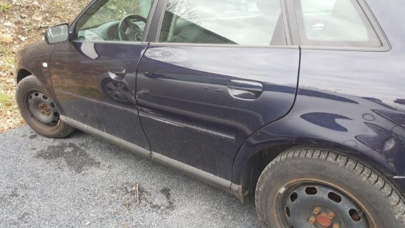 Dieses Auto wurde beschädigt