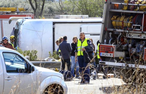 Busunglück in Spanien fordert 14 Todesopfer