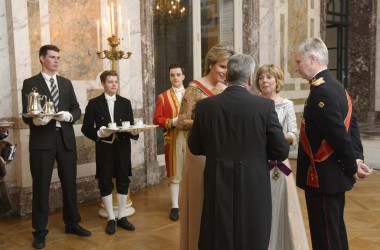 Staatsbankett auf Schloss Laeken (8.3.)