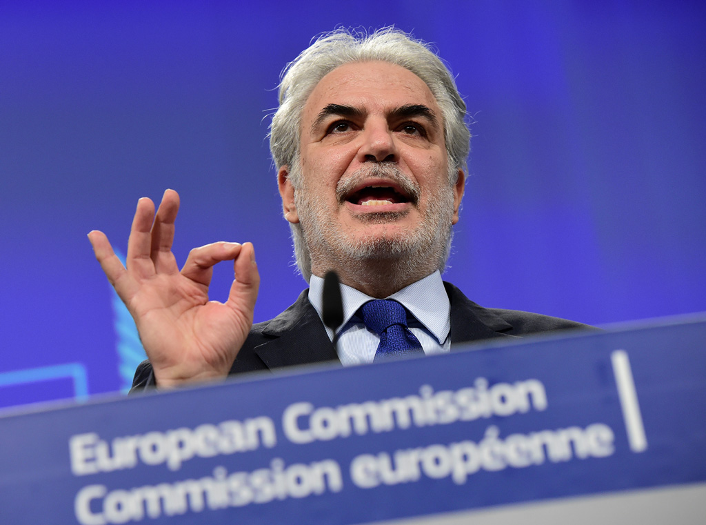 EU-Kommissar Christos Stylianides in Brüssel (2.3.2016)