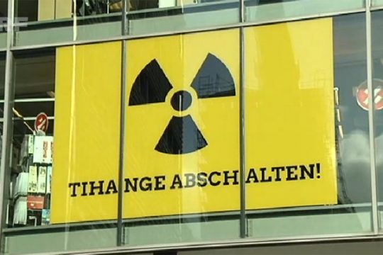 Plakat "Tihange abschalten"