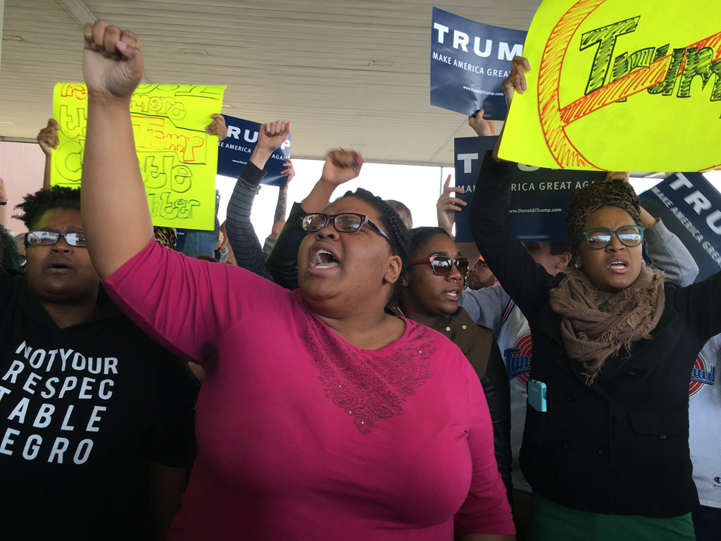 Trump-Gegner am Samstag in Cleveland (Ohio)