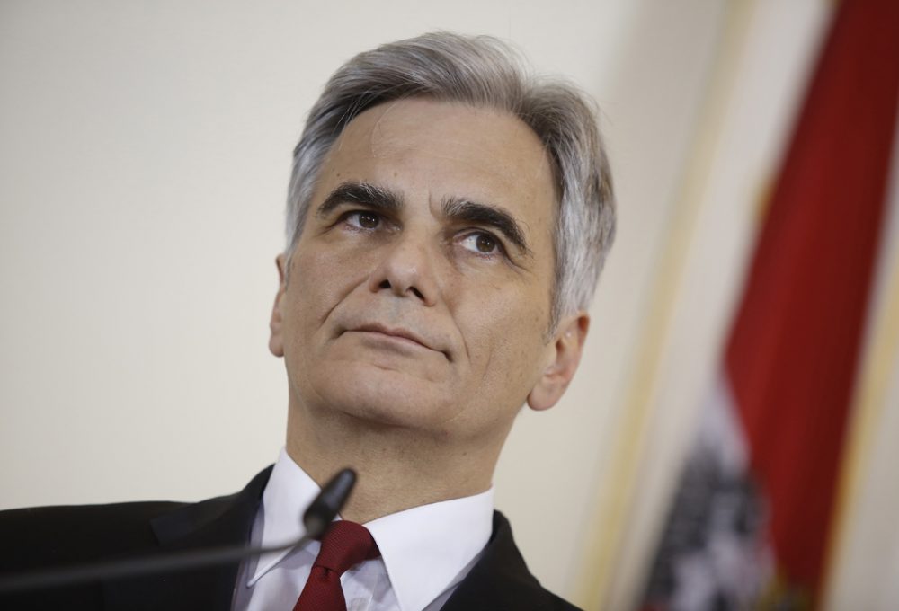 Österreichs Bundeskanzler Werner Faymann am 1.3. in Wien