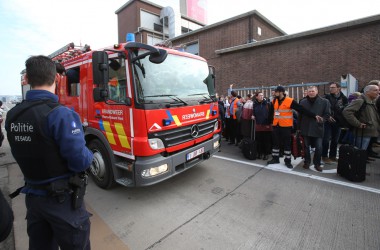 Nach Anschlägen: Feuerwehr am Brussels Airport