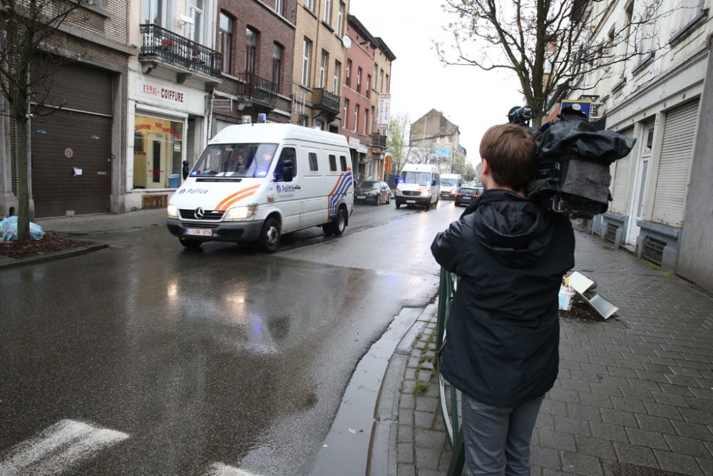 Polizeieinsatz in Anderlecht (8.4.)