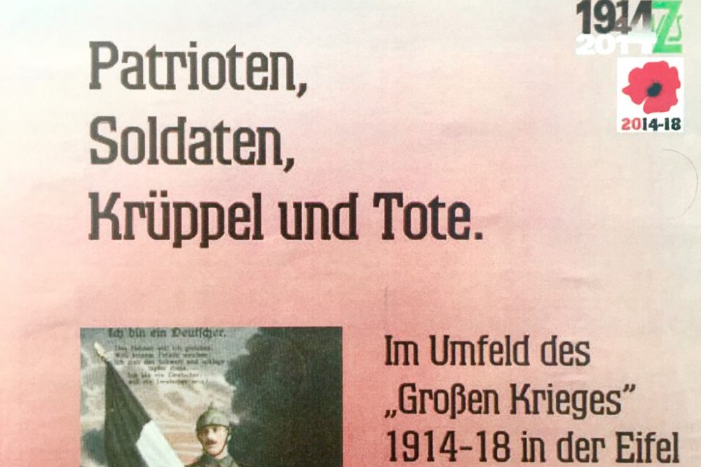 Ausstellung über den Ersten Weltkrieg