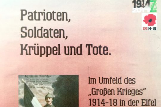 Ausstellung über den Ersten Weltkrieg