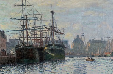 Claude Monet: Le bassin du commerce - zu sehen im Musée de la Boverie