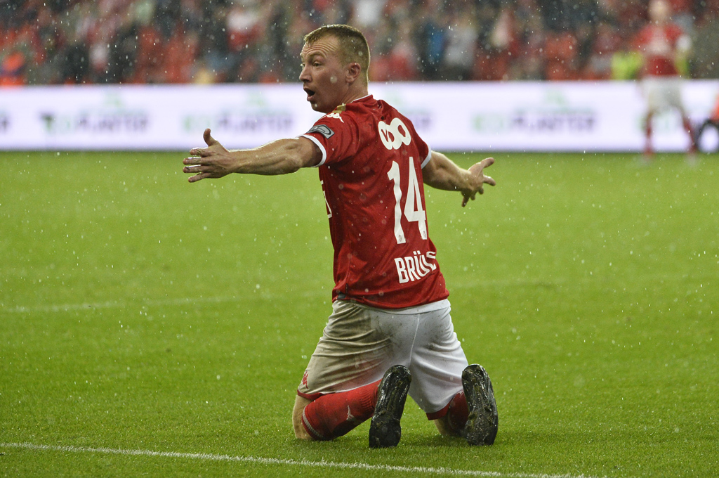 Christian Brüls bei der Europa-League-Begegnung gegen Molde in Lüttich (27.8.2015)