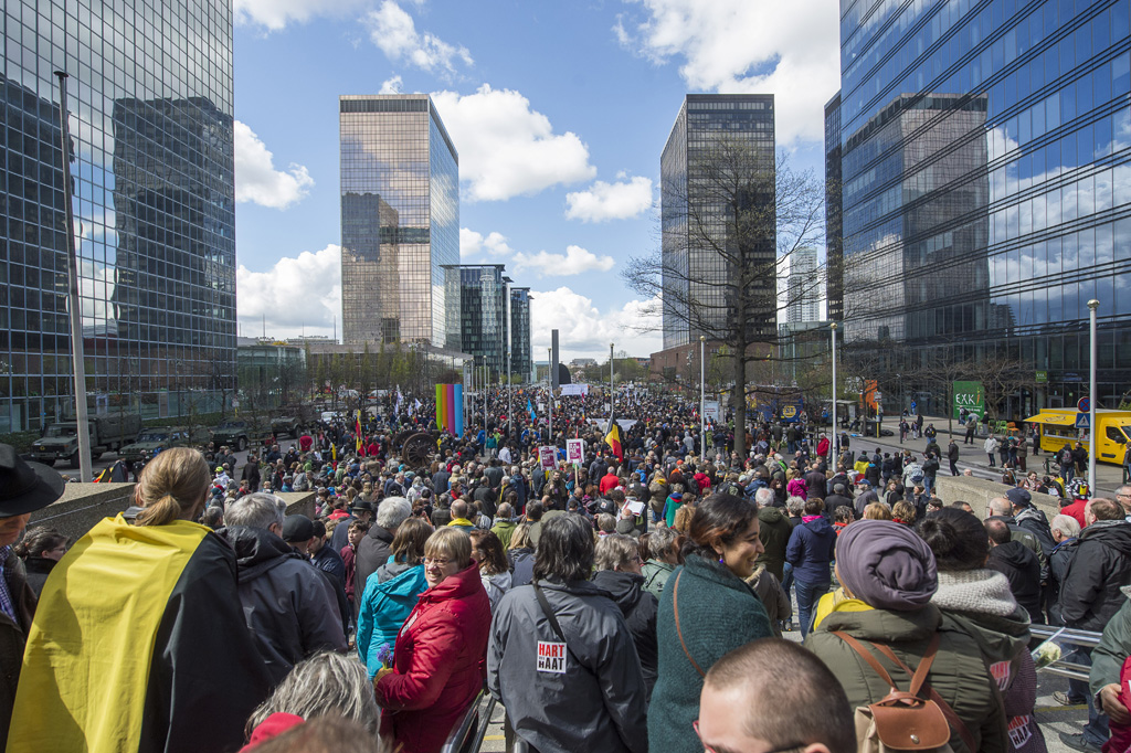Marsch gegen Terror und Hass in Brüssel
